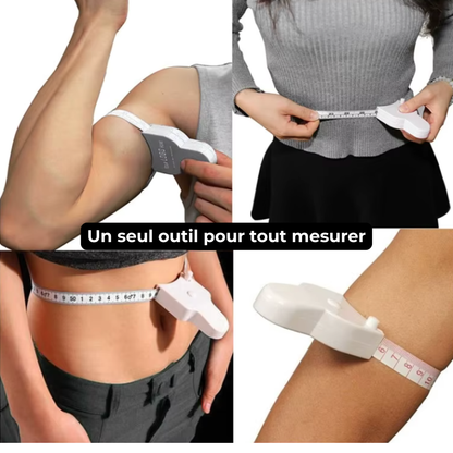 📏 Mètre ruban corporel intelligent – Suivi précis & progression réelle