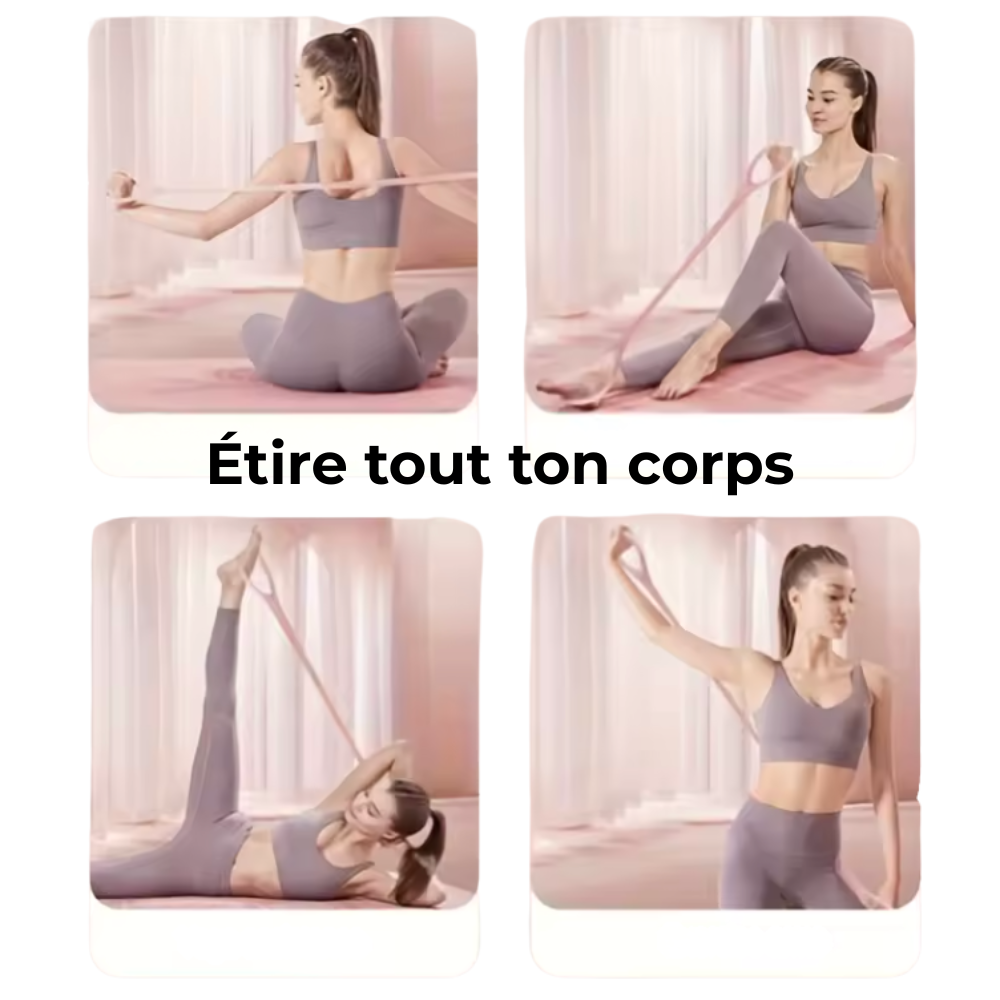 Bande de Massage & Étirement Multifonction – Dos, Épaules & Jambes