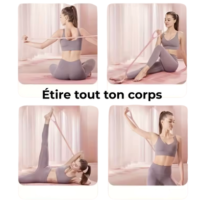 Bande de Massage & Étirement Multifonction – Dos, Épaules & Jambes