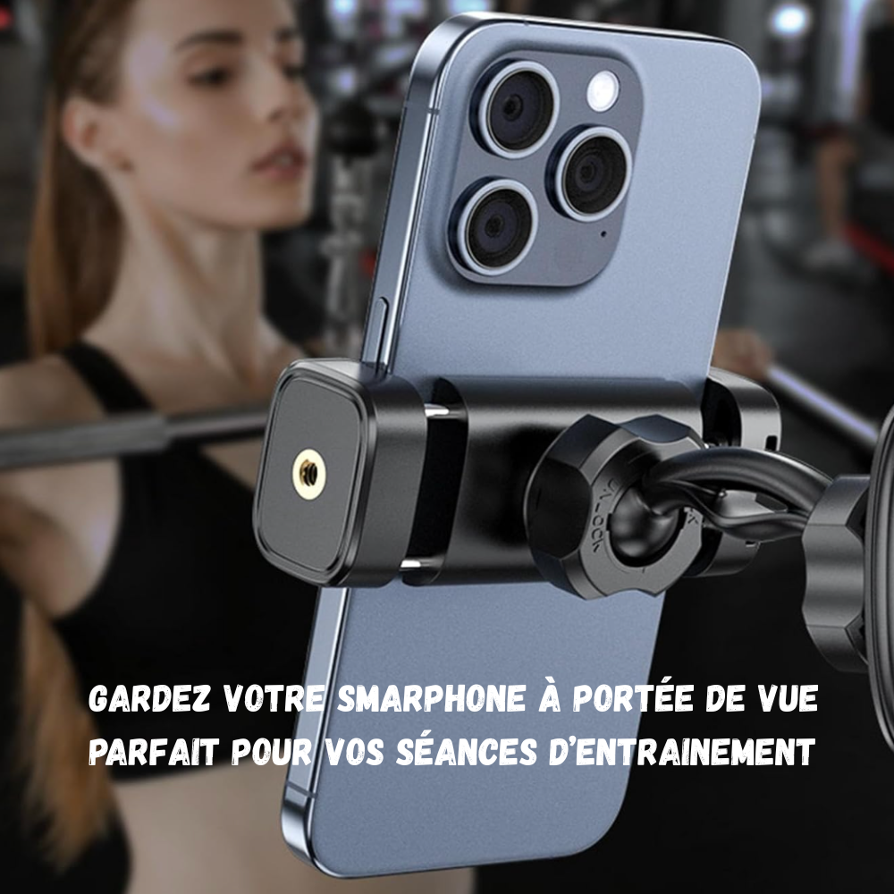 Support de téléphone magnétique de gymnastique