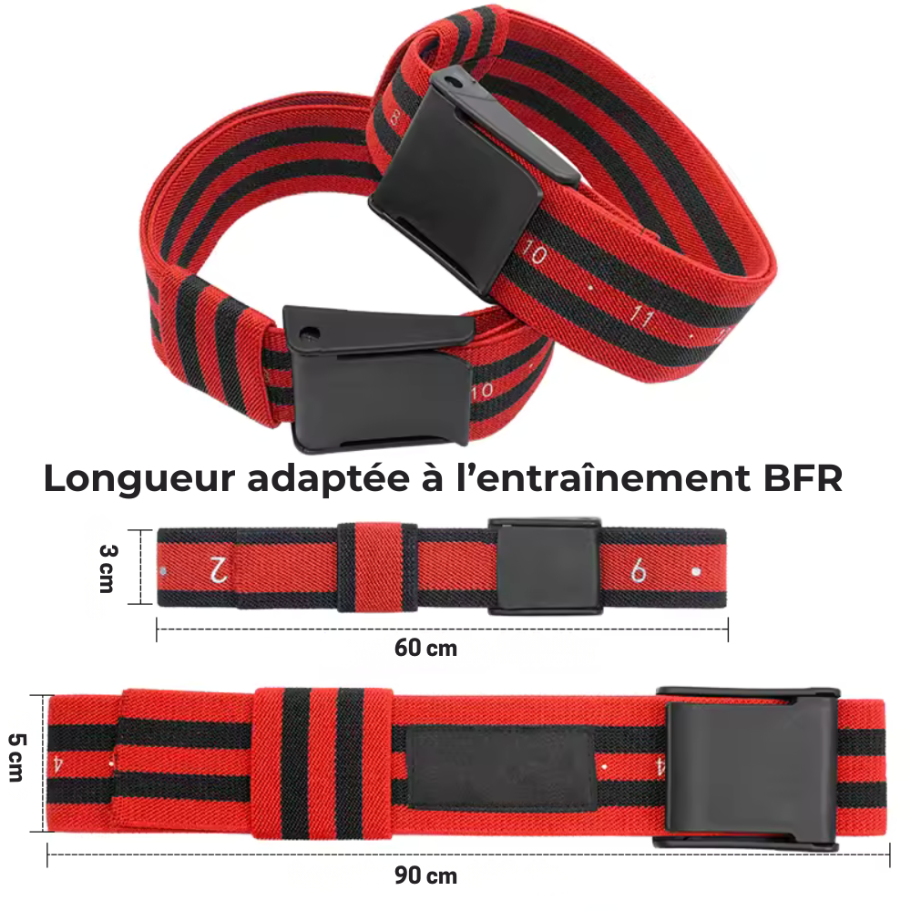 Bandes BFR Ironvale™ – Gain Musculaire Rapide