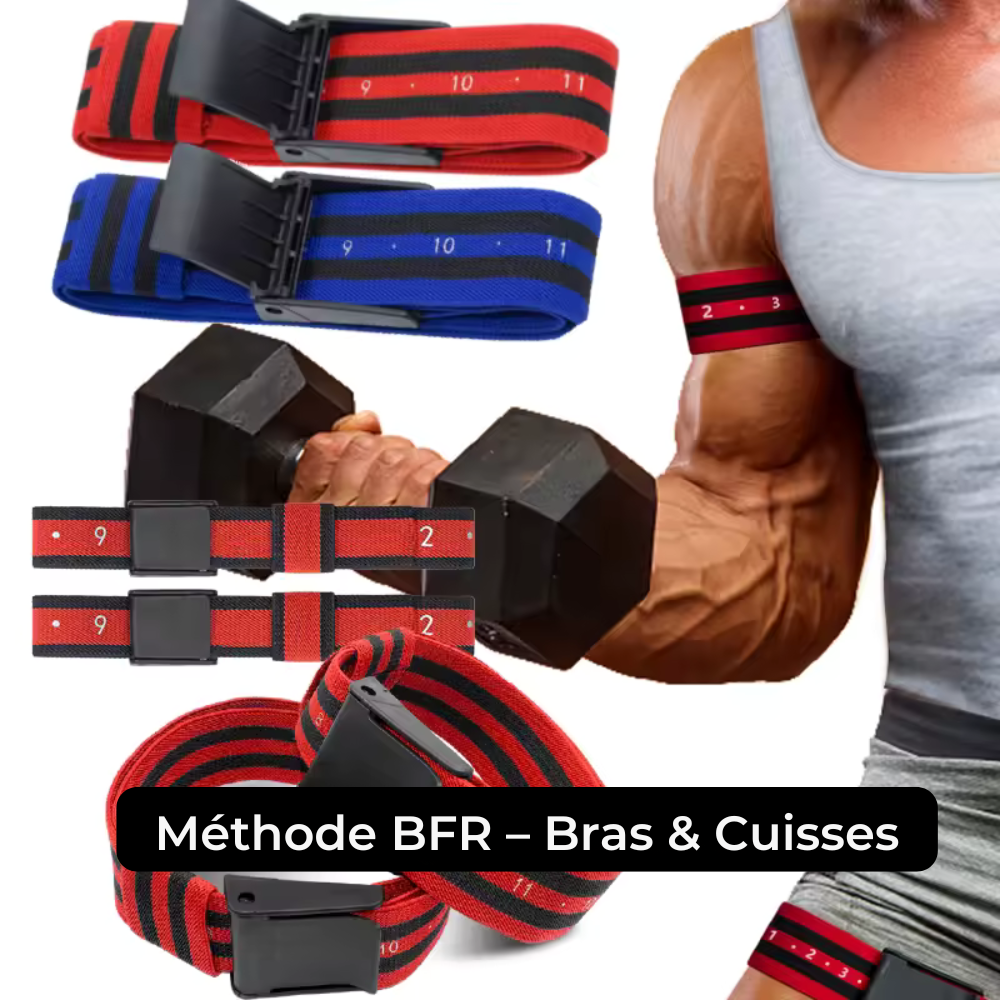 Bandes BFR Ironvale™ – Gain Musculaire Rapide