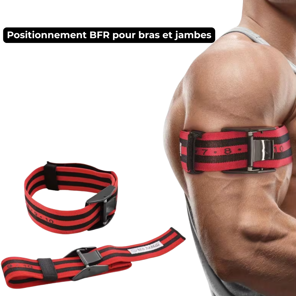 Bandes BFR Ironvale™ – Gain Musculaire Rapide