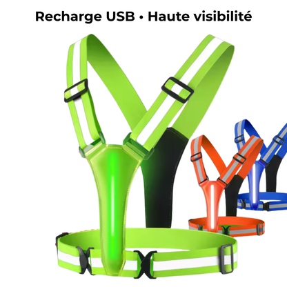 🏃‍♂️ Harnais Lumineux LED Running – Visibilité & Sécurité