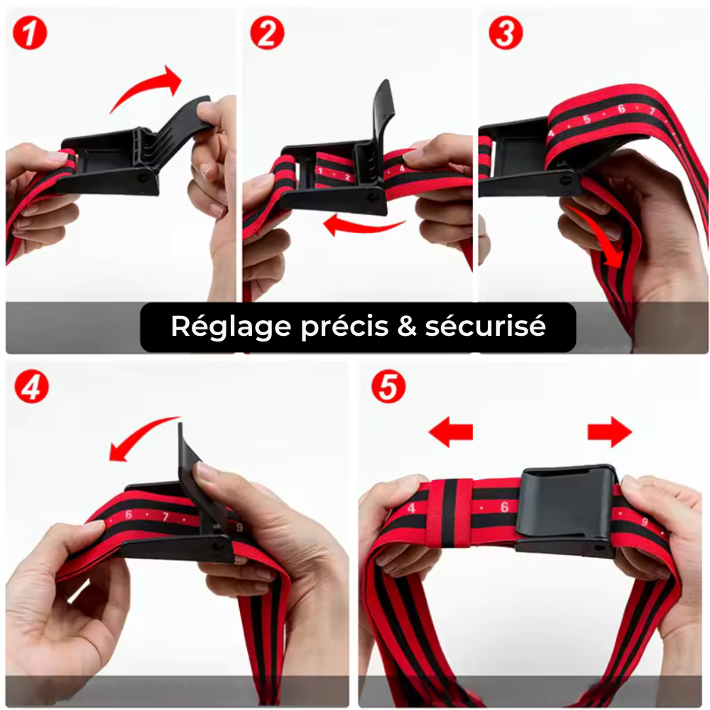 Bandes BFR Ironvale™ – Gain Musculaire Rapide