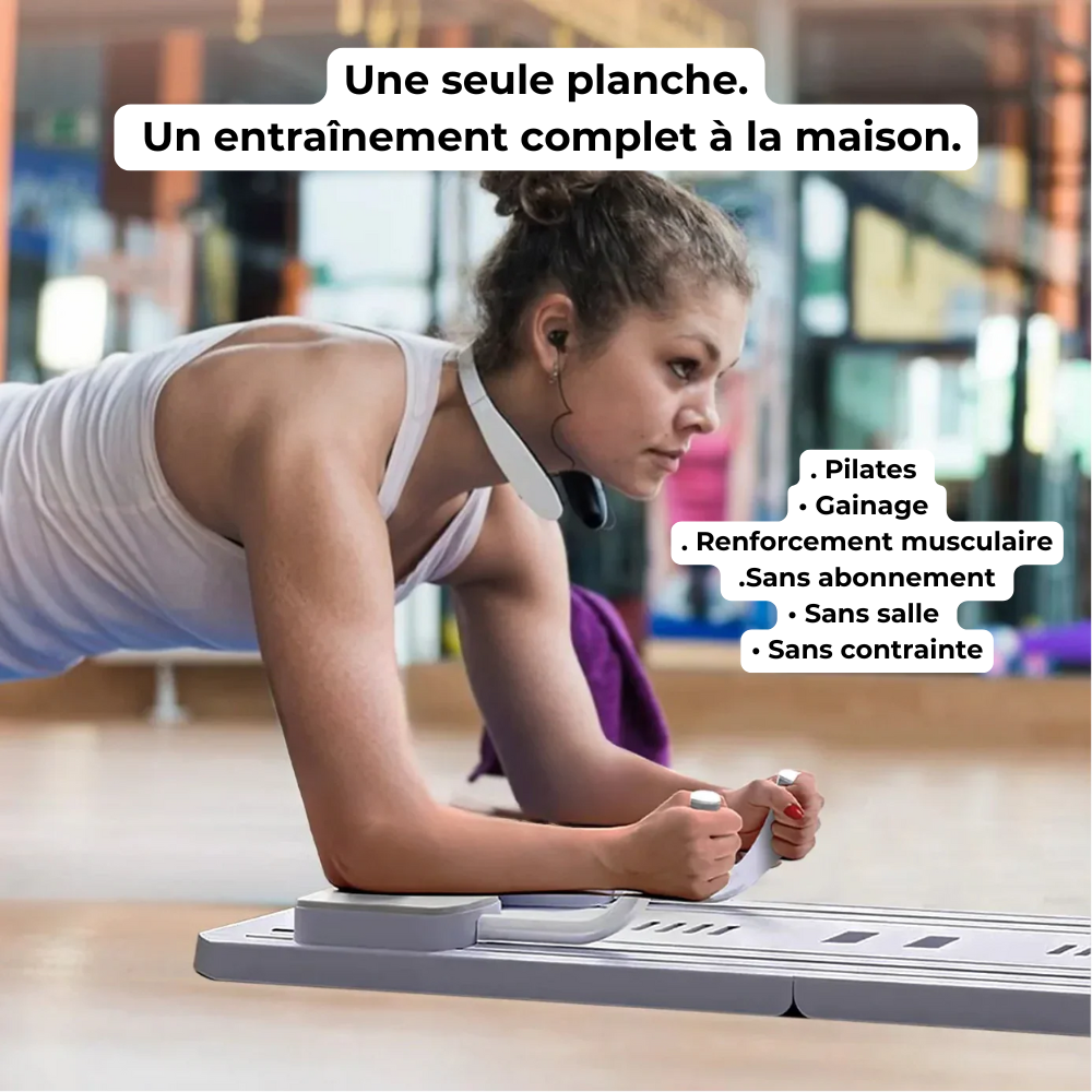 🏋️‍♂️ Planche d’entraînement tout-en-un